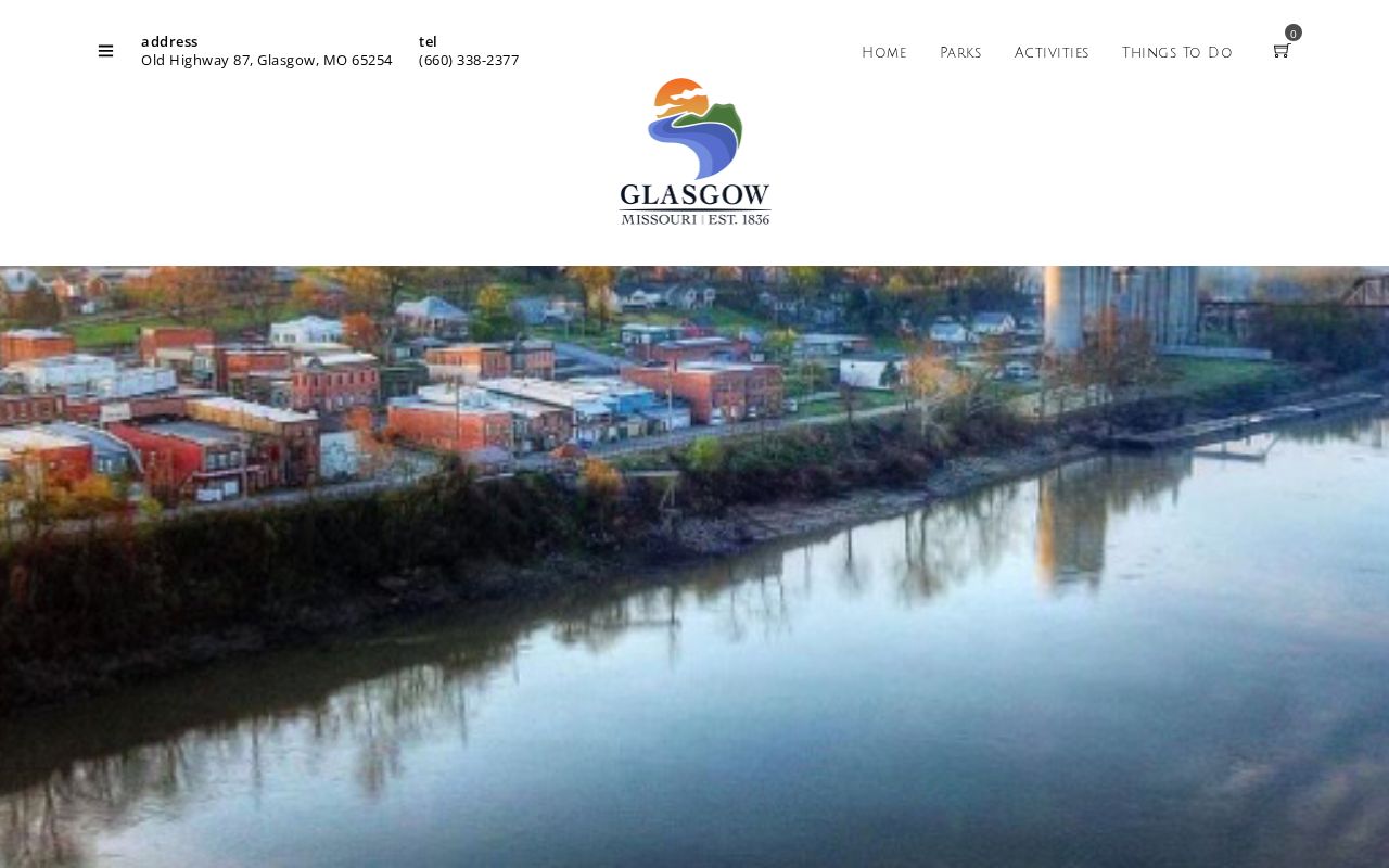 Glasgow Missouri civic contact page listing police and city telephone details